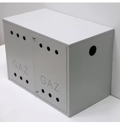 Metalowa skrzynka gazowa - model CM 160-00 - prawa, nieprzycięta