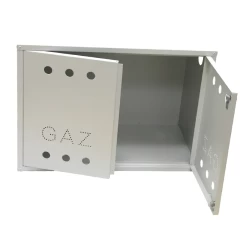 Metalowa skrzynka gazowa - model CM 160-00 - otwarta