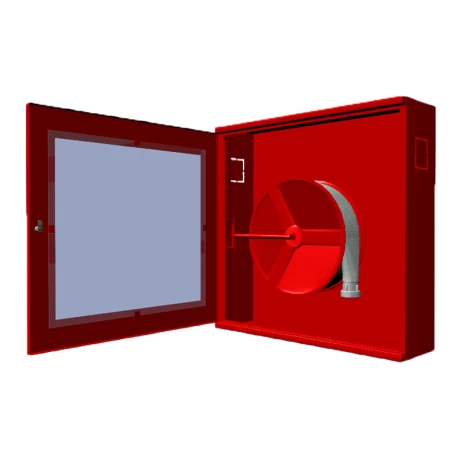 Boîte hydrant CH93 avec support pour tuyau type tambour - ÉQUIPÉE