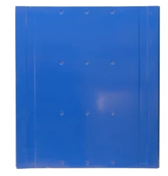 Blaue Sandwichpaneele – vorne