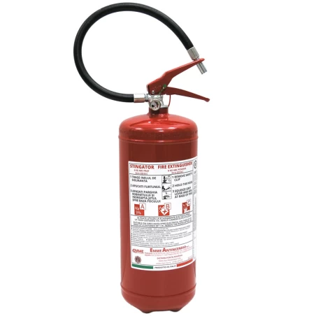Feuerlöscher P6 mit ABC-Pulver – Italien, vorne