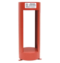 Supporto estintore con posacenere vuoto