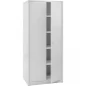 Armoire métallique, armoire démontable et modulaire 1700 x 800 x 400 mm avec 2 portes et 4 étagères Armoire métallique, armoire démontable et modulaire 1700 x 800 x 400 mm avec 2 portes et 4 étagères