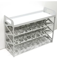 Dekorativer Schuhschrank aus Metall – modular und demontierbar