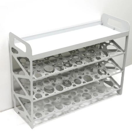 Dekorativni metalni regal za cipele / modularni rastavljivi pantofar