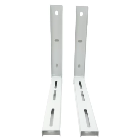 Set di 2 console fisse saldate 360 x 430 mm, supporti per montaggio aria condizionata