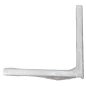 Set of 2 stamped fixed consoles, riveted 500 x 500 mm for air conditioning mounting Set of 2 stamped fixed consoles, riveted 500 x 500 mm for air conditioning mounting