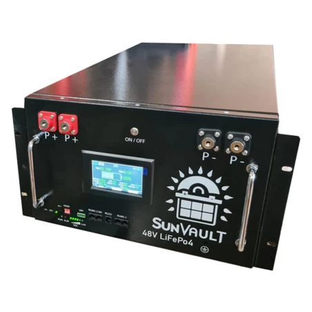 LiFePO4-Lithiumbatterie 51,2V 304Ah 15kWh für 48V-System