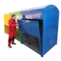 Protective Metal Cover for Waste Container