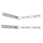 Set di 2 console pieghevoli 400 x 600 mm, supporti per montaggio aria condizionata Set di 2 console pieghevoli 400 x 600 mm, supporti per montaggio aria condizionata