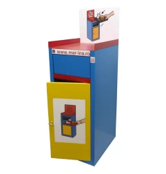 Kanta za otpatke sa držačem tacni za restoran/fast food/kantinu - foto magacin - desno