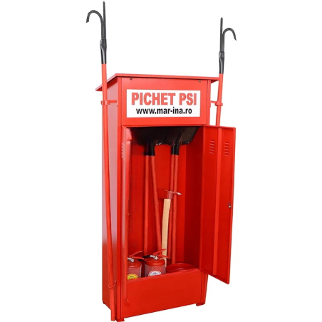 Pichet PSI pentru depozitarea accesoriilor de protecție împotriva incendiilor - varianta 3 - echipare minimă