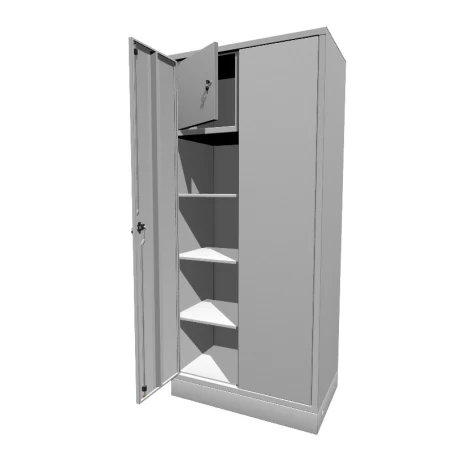 Metallschrank mit Innenfächern
