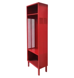 Metal locker for firefighters right