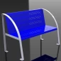 Banquette métallique