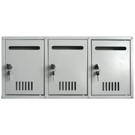 Lot de 3 boîtes aux lettres